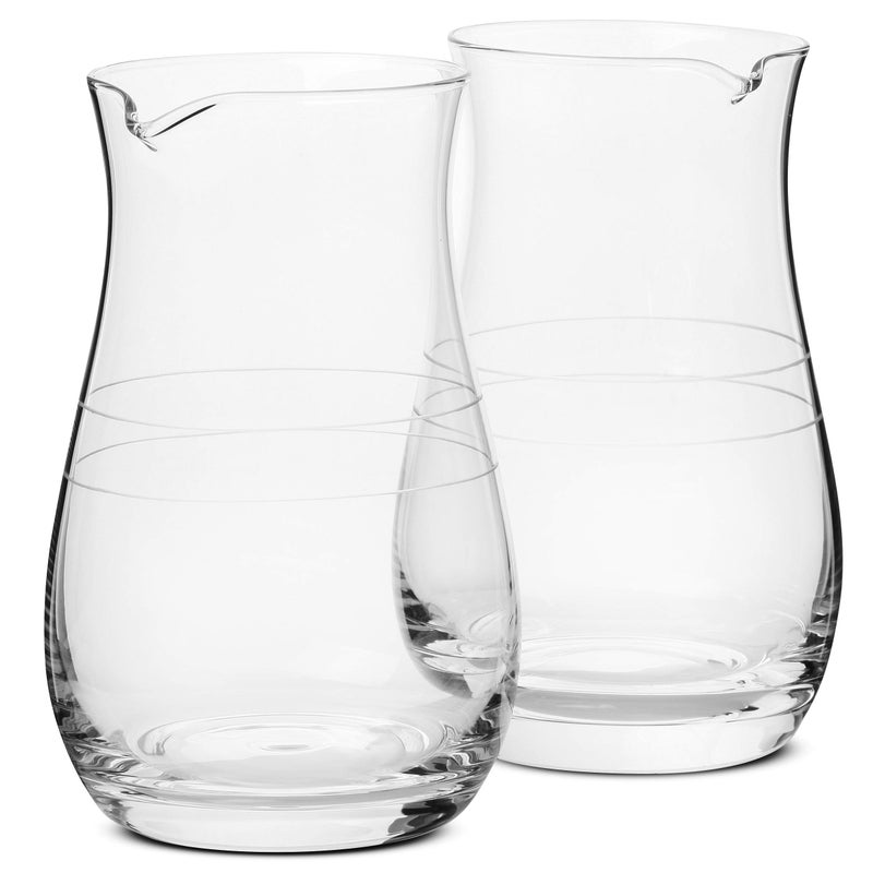 Brew To A Tea BTaT- Wine decanter, 2 PCS, 9.3 oz, Small Wine Carafe, Small Decanter, Christmas Gifts - Image 1